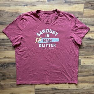 Life is Good Men's Red Graphic T-Shirt